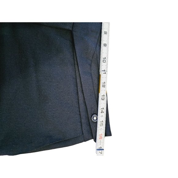 Aritzia Orssay dress pants size 36 Woman's pinstripe navy blue boot cut low rise - Picture 9 of 9